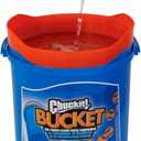 Chuckit! Ultra Ball Dog Toy with Chuckit! Cleaning Bucket, Bouncy Fetch Pet Toys For Dogs 20-60 lbs, Interactive Dog Toys, Durable Rubber, Size Medium, 2.5-inch Diameter, 8-Pack of Balls