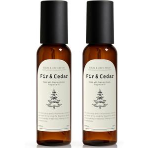 Fir & Cedar Room Spray, Concentrated Room Spray for Home Fragrance, Long Lasting Air Fresheners for Home, Bedding, Fabrics, Odor Eliminator, 8.12 fl oz