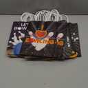 Kolldenn 24 Pcs Bowling Party Favors Bags Bowling Ball Goodie Gift Paper Bags with Handles Sport Candy Treat Pouch for Ball Birthday Party Decorations Supplies