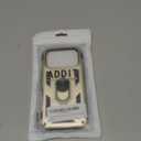 iPhone 17 Pro Case, for iPhone 17 Pro Case with Tempered Glass Screen Protector, Adjustable Kickstand Ring, Military-Grade Heavy Duty Protection, Shockproof, Anti-Fingerprint, Gold