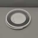 Craftend Collapsible Bucket 10L 2.6 Gallon Cleaning Bucket Mop Bucket Folding Foldable Portable Small Plastic Water Supplies for Outdoor Garden Camping Fishing Car Wash Space Saving - Gray