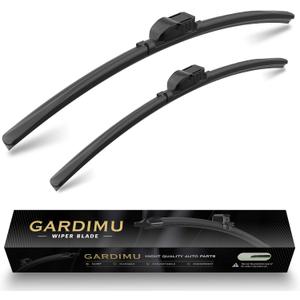 Front Windshield Wipers, 2-Piece Set for BMW 5 Series 528i 535i 535d 550i 2011 2012 2013 2014 2015 2016 - Automotive Replacement Front Wiper Blades for Car Window