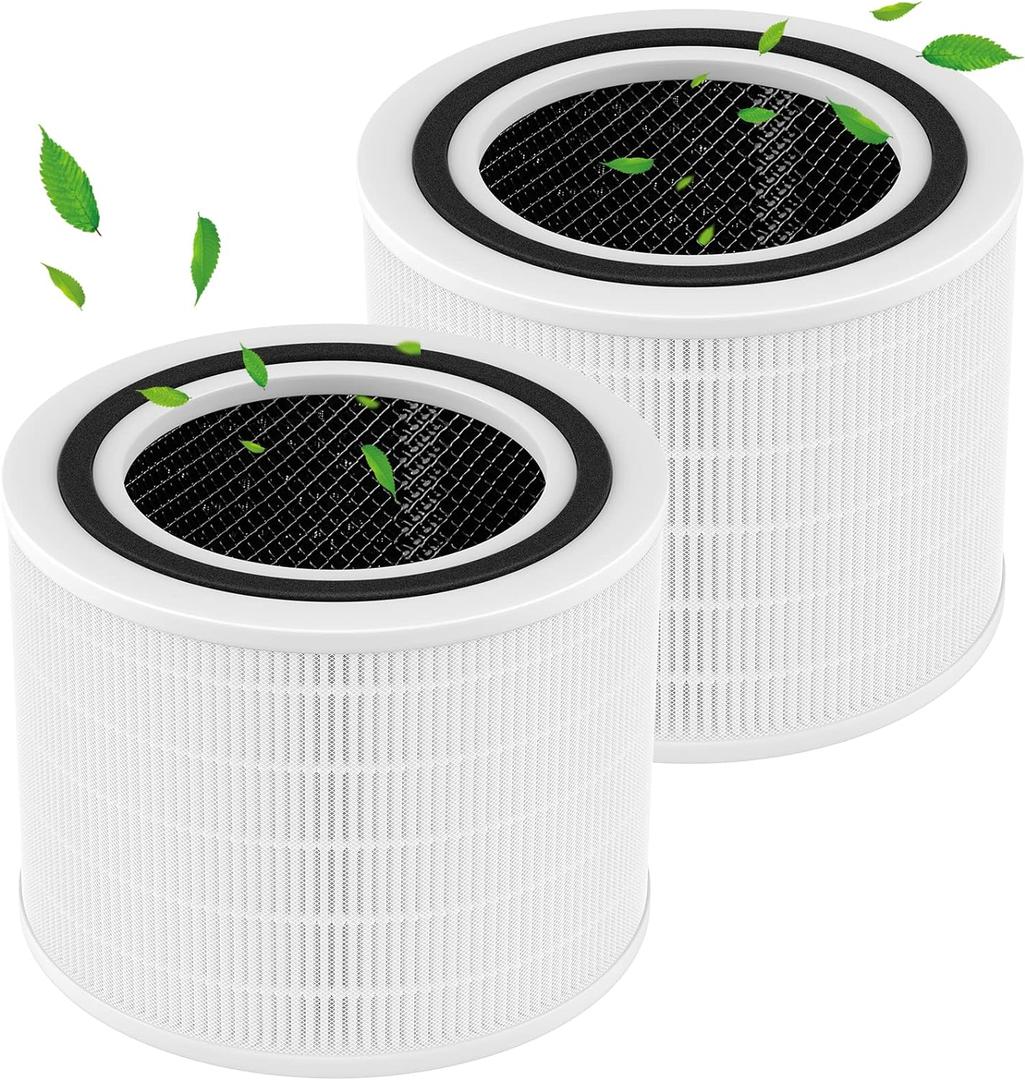 Core 200S Replacement Filter 2 Pack, 3-in-1 Filters Compatible with LEVOIT Core 200S Smart WiFi Air Purifier,HEPA Core 200S-RF Filters (White)