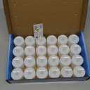 LANKER 24 Pack Flameless Led Tea Lights Candles, Steady Cool White Battery Operated Electronic Fake Candles, Decorations for Christmas, Halloween and Festival Celebration (White)