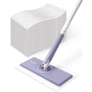 Upgraded Sweeper 2-in-1 Dry + Wet Floor Mopping and Sweeping Kit, Multi-Surface Kit for Floor Cleaning, Kit Includes 1 SWIFTMOP Sweeper, 24 Dry Sweeping Cloths