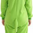 Adult Onesie Animal Pajamays Sleepwear Christmas Costumes Unisex One Piece Cosplay Suit for Women and Men (Green, L)