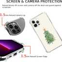 Watercolor Christmas Tree Phone Case Compatible with iPhone 16 Pro Max, Aesthetic Christmas Phone Case for iPhone 16 Pro Max, Cool TPU Shockproof Case Cover