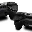 Luck&Link Controller Grip For Rog Xbox Ally/X, Textured Skin kit,Anti-Skid Sweat-Absorbent Controllers Handle Grips, Buttons,Triggers,D-pad (Ultra - Obsidian Black)