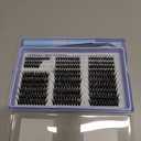 Wispy Lash Clusters Kit Natural Fairy Wet Eyelash Clusters Kit 300 Pcs Cluster Eyelash Extensions Kit for DIY Reusable Waterproof Individual Lash Extension (10-16mm CC Curl)