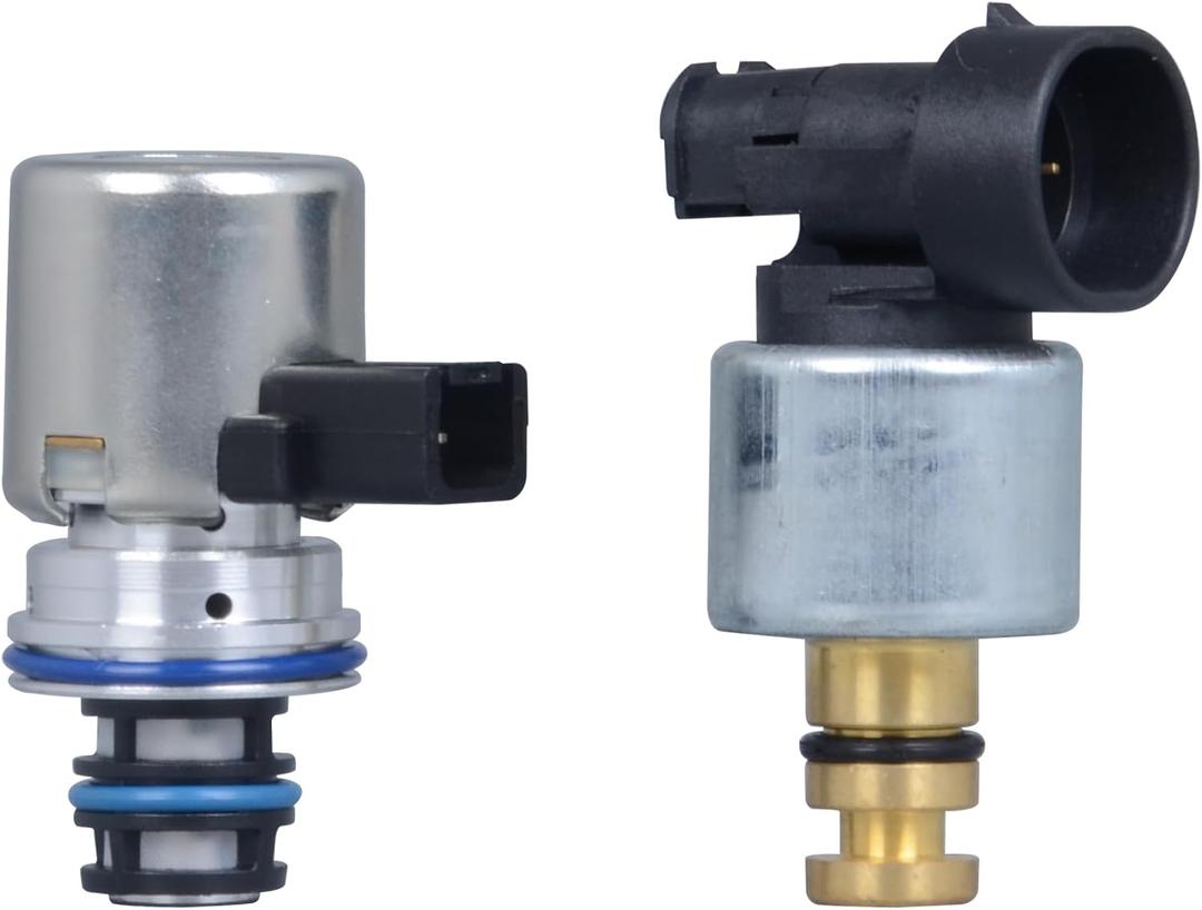 Transmission Pressure Sensor & Governor Solenoid Kit 42RE 44RE 46RE 47RE A500 A518 Compatible with 1996-1999 Dodge Ram Dakota Durango 1993-1999 Jeep Grand Cherokee (4617210 56041403AA Set)