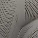 Mind Reader Slim Laundry Hamper with Lid, 60L Clothes Basket, Ventilated Plastic, Ivory