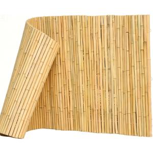 Bamboo Fencing 4ft H x 8ft L x 0.75in D, Bamboo Privacy Fence About 0.75in Diameter, Natural Bamboo Roll Fence, Decorative Bamboo Screen for Backyard, Balcony, Garden, and Pool Area