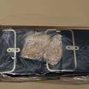 Lincia 24 Pcs Paper Flower Bags for Bouquets Wedding Flower Bouquets Boxes with Handle Chain Bags Rectangle Wrap Boxes for Women Mother's Day Wedding Lover Gift Decoration(Black)