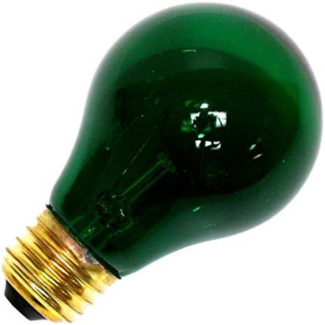 Sylvania 11714-25A19/TG/RP 125V Standard Transparent Colored Light Bulb