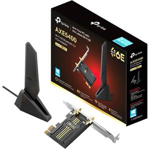 TP-Link WiFi 6E Intel AX210 PCIe WiFi Card for Desktop PC (Archer TXE73E), Up to 5.4 Gbps Tri-Band Wireless Card | 6 GHz | Low-Latency | Bluetooth 5.3 | Low-Profile Single Antenna | OFDMA, MU-MIMO