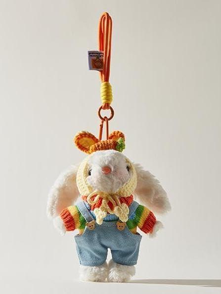 Bunny Ornament - Handmade Rainbow Bunny Ornaments, for Girls, Backpack Ornament and Home Decor.