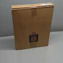 Mayfair Padded Toilet Seat with Chrome Hinges, Soft Vinyl over Wood Core Seat, Made in USA, Elongated, White