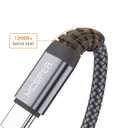 5 x Short USB C Cable(0.5ft 2-Pack),USB Type C Charger Nylon Braided Fast Charging Cord Compatible iPhone 16/15 Pro/15 Pro Max Samsung Galaxy S10+ S9 S8 Plus,Note 9 8,LG G6 G7 V35,Pixel 2 XL