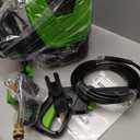 4800PSI PowerWasher with 20FT Hose, 35FT Cord, 4 Quick Nozzles, Foam Cannon for Car, Lane, Patio Cleaning, Hydro Jet Pressure Hose Water Wand for Gutter Patio Car Garden Window, Green