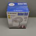 Westinghouse 6687800 Westinghouse #66878 White Jelly Jar Fixture, No Size