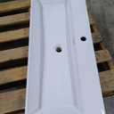 Claire 40 Rectangle Wall-Mount Bathroom Sink (White)