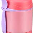 10oz Soup Thermo for Hot Food Kids,Lunch Thermo Kids Food Jar with Spoon Hot Insulated Food Containers,Leak Proof Stainless Steel Wide Mouth Lunch Food Thermo Jar for School,(Pink)