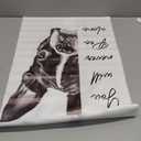 Black and White Bathroom Wall Art Boston Terrier You Will Never Pee Alone Canvas Poster Print Funny Bathroom Signs Pictures Dog Lovers Living Room Ideas Wall Decor 16x24inch Unframed (16L" x 24W", style-5-Unframed)