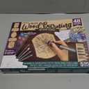 ArtSkills Wood Burning Kit for Beginners, Deluxe Pyrography Wood Engraving Art Set with Burner Pen, Stencils, Watercolor Paints, DIY Tools for Adults and Kids, 48 Pieces