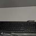 Luzarriba Backlit Computer Keyboards, Wired USB LED Keyboard with 7 Colors Backlight, Plug and Play, Waterproof, Full Size Quiet Computer Keyboard for Windows Desktop, PC, Laptop, Gaming (Black)