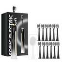 Adult Sonic Electric Toothbrush, USB Rechargeable Sonic Toothbrush, with 12 Brush Heads, 5 Modes, Equipped with Cleaning Brush, Brushing and Washing Two in one
