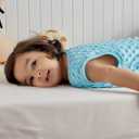 DaysU Baby Sleep Sack with Plush Dots 18-24 Months, 2.5 TOG Sleeveless Baby Wearable Blanket with 2-Way Zipper, Sleeping Bag for Toddler, Light Green (X-Large)