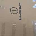 LUCKUP Heavy Duty Dog Crate-42 inch Large Metal Dog Cage with 2 Doors and 4 Wheels, Stackable Dog Kennel for Large & Medium Dogs, Removable Tray