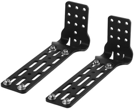 Peakamper Pair Awning Mounting Extended Brackets, Stable Installation for Roof Rack, Cross Bars, Off-Road Awning 4 pcs
