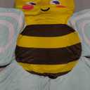 Baby Bath Pad for Infant Bathtub Sink, Non-Slip Flower Bathtub for Infants 0-6 Months, Soft Baby Sink Bath Cushion for Babies Bath Time, Newborns Bath Essentials Must Haves-Bee