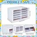 Colingmill 2 Pcs Notebook Classroom Paper Storage Organizer 19x12 Inch