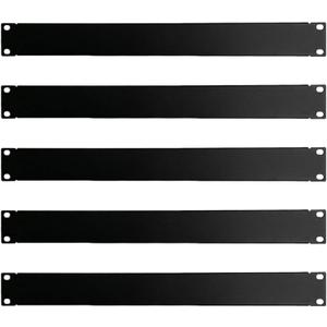 1U Blank Panel Rack Mount Spacer Filler Panel 19" Black Rack Blanking Blind Panel for Server Network Rack Enclosure Or Cabinet-5pcs (1U-5PCs)