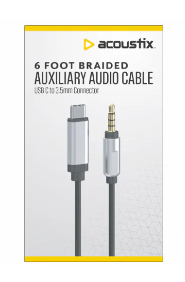 Acoustix™ Auxiliary Braided Audio Cable