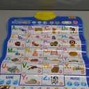 Bilingual English & French Learning Interactive Alphabet Wallchart - Includes Talking ABC, 123s & Music Poster - Educational Kids Learning Toy, Educational Gift for 3+ Years Old Girls & Boys