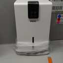 Dehumidifier, Dehumidifiers for Home, 98 OZ Water Tank, (1000 sq.ft) Quiet Dehumidifier for Basement Bathroom Bedroom with Humidity Display, Auto Shut Off, Relaxing 7 Color Ambient Light, Creamwhite