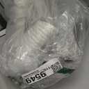 JMvicyroam Large Woven Laundry Basket Hamper,60L Cotton Rope Storage Bin for Blankets,Toys and Clothes,Decorative Tall Nursery Hamper for Living Room,Baby Nursery,Bathroom and Bedroom,White and Grey