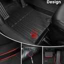 Original 2014-2018 X5 Floor Mats for BMW X5 (F15) All Models - Custom Fit 1st and 2nd Row Floor Mats - All Weather Heavy Duty Non Slip TPE Floor Liners for BMW X5 Accessories 2014-2018