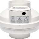 Festa AMG Legend Extreme EC Radon Fan – 3“ Installation Kit - Quiet and Energy Efficient Radon Mitigation Inline Fans – High Performance 6” Duct Fan