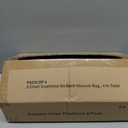 Outdoor Chair Cushions Set of 4, 17 x 16 Inch Patio Furniture Cushions, Water Resistant, Non-Slip Ties (Khaki)