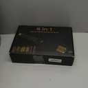 6 in ONE Hair Dryer Brush, Blow Dryer Curling Wand Hair Styling Tools Set, Ionic Hot Air Massage Oval Blowout Hair Dryer, Left&Right Hair Styler (Light White)