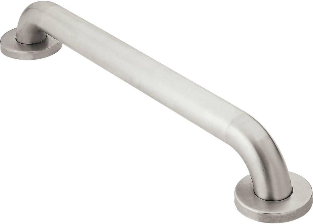 Moen R8730P Bathroom Safety 30-Inch Grab Bar with Concealed Screws, Peened