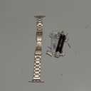 MoKo Thin Band Compatible Apple Watch Band Ultra3/2/1 49mm/Series 11/10/9/8/7/6/5/4/3/2/1/SE3/SE2/SE 46/45/44/42/41/40/38mm,Slim Stainless Steel Wristband Metal Replacement Adjustable Strap