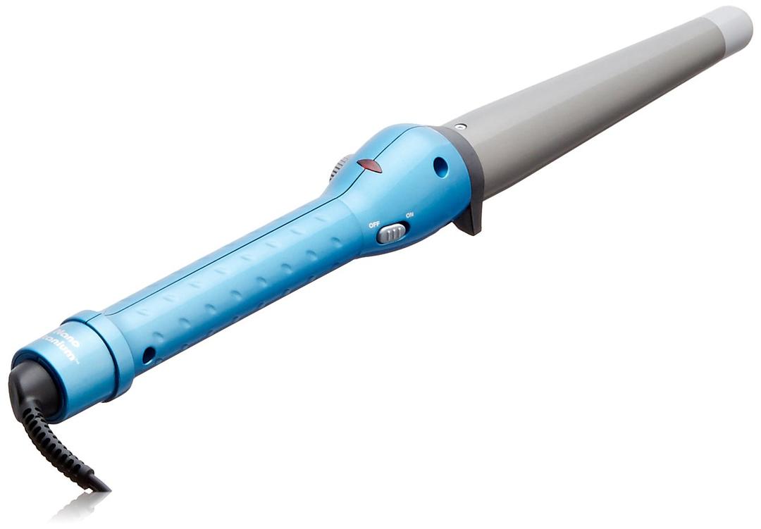 BabylissPRO Nano Titanium Curling Iron & Curling Wand Combo 1" Conicurl Iron for Long Lasting Curls & Hair Types