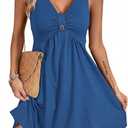 Acelitt Womens Casual Summer Sleeveless Dress, Size M