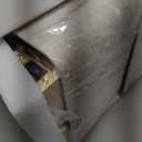 Bedroom Table Lamps Set of 2 - Beige Gold Touch Bedside Lamps with USB C+A, 3 Way Dimmable Gold Lamp for Nightstand, Modern Night Stands Lamps for Living Room