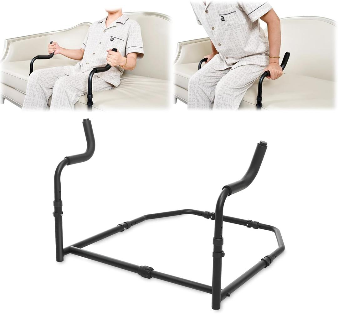 Stand Assist Aid for Elderly | Couch Assist for Detachable Sofa Cushions | More Support to Stand and Sit Easily for Seniors,Patients,Disabled,Adjustable,Black